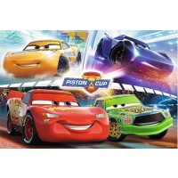 Trefl rozprávkové puzzle - Cars, Winning the Race, 160 dielikov