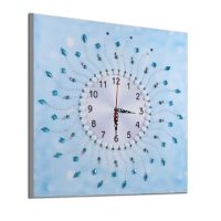 Mechanické diamantové maľovanie - Hodiny 35 x 35, DZ-080