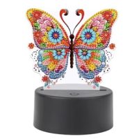 Diamantové maľovanie s podstavcom a podsvietením - Butterfly