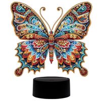 Diamantové maľovanie s podstavcom a podsvietením - Butterfly