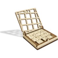WOODEN CITY 3D hra - Mini 15, posuvný hlavolam