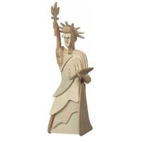 WOODEN TOY WCK 3D puzzle - Socha Slobody, malá