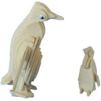 WOODEN TOY WCK 3D puzzle - Tučniaky