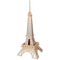WOODEN TOY WCK 3D puzzle - Eiffelova veža, mini