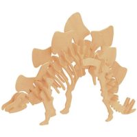 WOODEN TOY WCK 3D puzzle - Stegosaurus, malý