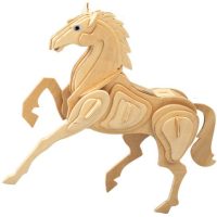 WOODEN TOY WCK 3D puzzle - Kôň