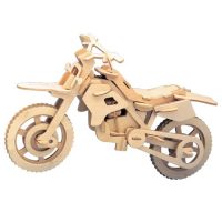 WOODEN TOY WCK 3D puzzle - Terénna motorka