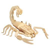WOODEN TOY WCK 3D puzzle - Štír
