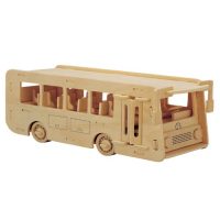 WOODEN TOY WCK 3D puzzle - Autobus