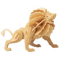 WOODEN TOY WCK 3D puzzle - Lev malý