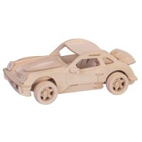 WOODEN TOY WCK 3D puzzle - Porsche