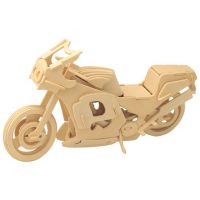 WOODEN TOY WCK 3D puzzle - Závodná motorka