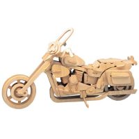 WOODEN TOY WCK 3D puzzle - Motorka Harley Davidson II.