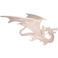 WOODEN TOY WCK 3D puzzle - Dračí bojovník