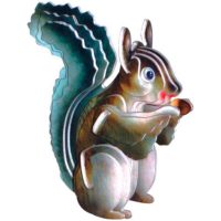 WOODEN TOY WCK 3D puzzle - Veverička, farebná