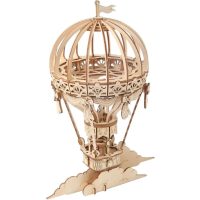 ROBOTIME Rolife 3D drevené puzzle - Teplovzdušný balón, 140 dielikov