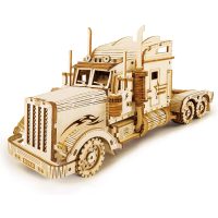 ROBOTIME Roker 3D drevené puzzle - Heavy Truck, 286 dielikov