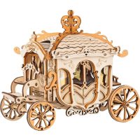 ROBOTIME Rolife 3D drevené puzzle - Klasický kočiar, 92 dielikov