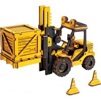 ROBOTIME Roker 3D drevené puzzle - Vysokozdvižný vozík, 139 dielikov