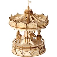 ROBOTIME Rolife 3D drevené puzzle - Kolotoč, 174 dielikov