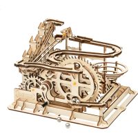 ROBOTIME Roker 3D drevené puzzle - Guličková dráha parkour, 254 dielikov