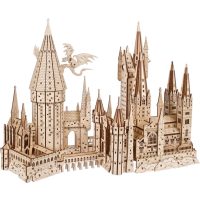 UGEARS 3D puzzle - Harry Potter Bradavice, 340 dielikov