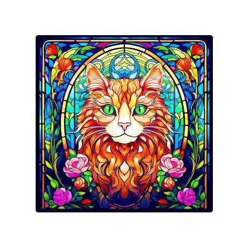 Foto - Diamantové maľovanie s okrúhlymi diamantmi - Mačka 431, 30 x 30
