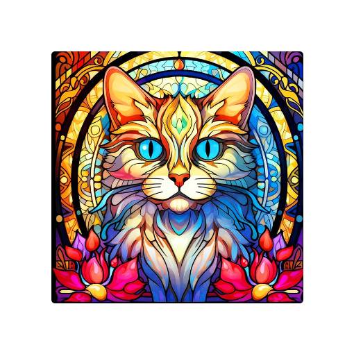 Foto - Diamantové maľovanie s okrúhlymi diamantmi - Mačka 432, 30 x 30