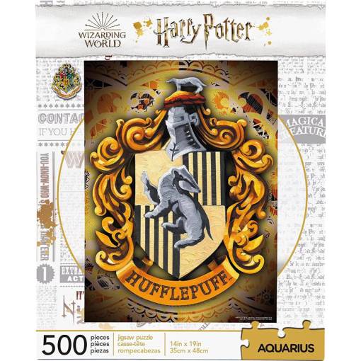 Foto - Aquarius puzzle Harry Potter - Hufflepuff, 500 dielikov