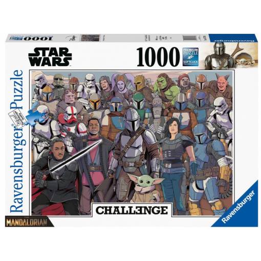 Foto - Ravensburger puzzle Star Wars - Baby Yoda, 1000 dielikov