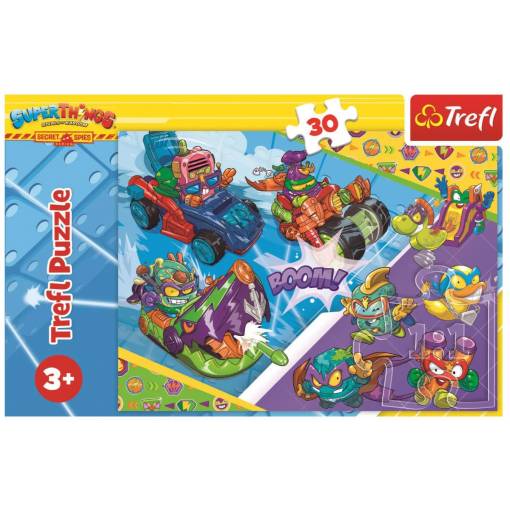 Foto - Trefl rozprávkové puzzle - The team of Super Zings, 30 dielikov