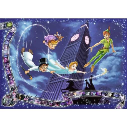 Foto - Ravensburger Disney puzzle - Peter Pan, 1000 dielikov