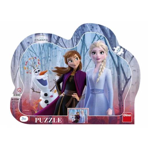 Foto - Dino Frozen puzzle - Contours, 25 dielikov