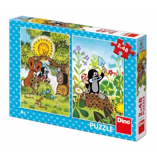 Foto - Dino rozprávkové puzzle - Krtko, 48 dielikov