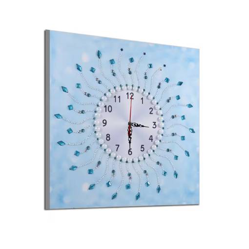Foto - Mechanické diamantové maľovanie - Hodiny 35 x 35, DZ-080