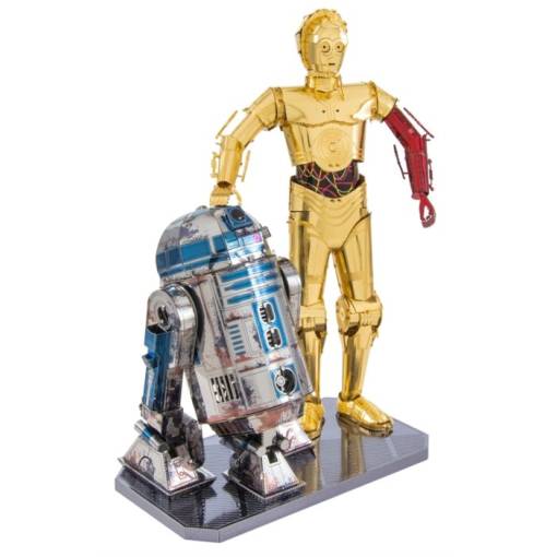 Foto - METAL EARTH 3D puzzle - Star Wars: R2D2 a C-3PO, Deluxe set