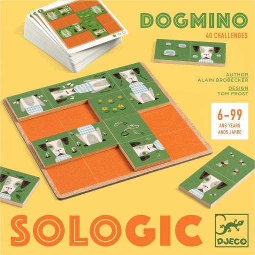 Foto - DJECO Drevená hra - Dogmino