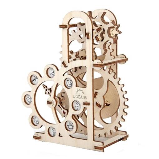 Foto - UGEARS 3D puzzle - Dynamometer, 48 dielikov