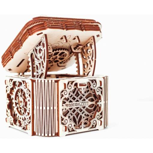 Foto - WOODEN CITY 3D puzzle - Tajomná schránka, 176 dielov