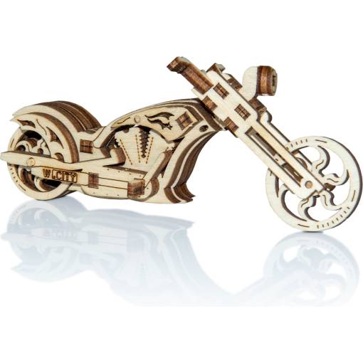 Foto - WOODEN CITY 3D puzzle - Mini Widgets Chopper, 22 dielikov
