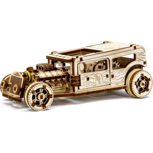 Foto - WOODEN CITY 3D puzzle - Automobil Hot Rod, 141 dielov