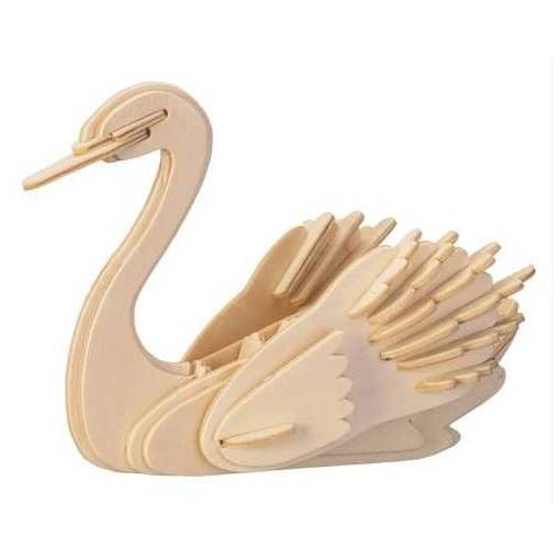 Foto - WOODEN TOY WCK 3D puzzle - Labuť