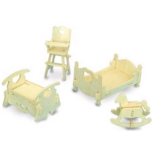 Foto - WOODEN TOY WCK 3D puzzle - Detská izba