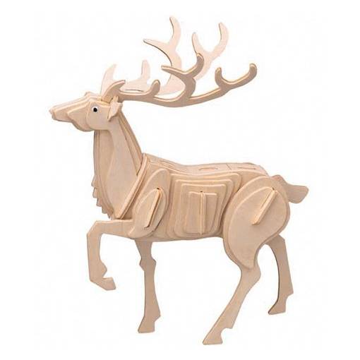 Foto - WOODEN TOY WCK 3D puzzle - Jeleň