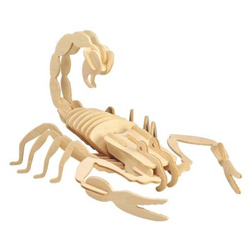Foto - WOODEN TOY WCK 3D puzzle - Štír