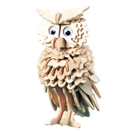 Foto - WOODEN TOY WCK 3D puzzle - Sova, 148 dielikov