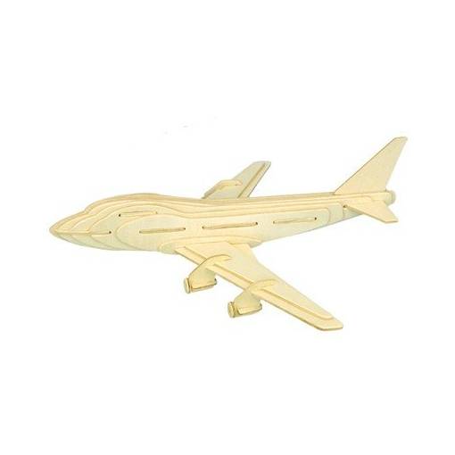 Foto - WOODEN TOY WCK 3D puzzle - Lietadlo Boeing 747