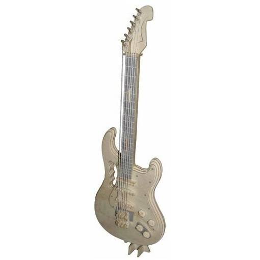 Foto - WOODEN TOY WCK 3D puzzle - Elektrická gitara