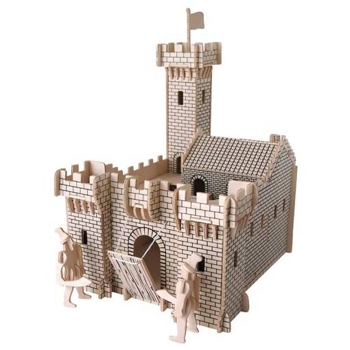Foto - WOODEN TOY WCK 3D puzzle - Rytiersky hrad