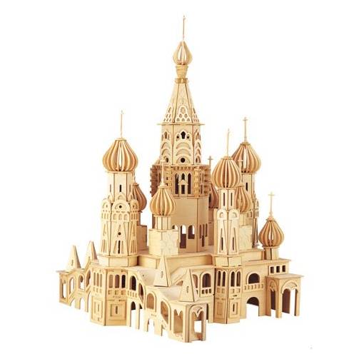 Foto - WOODEN TOY WCK 3D puzzle - Chrám St. Petersburg, veľký
